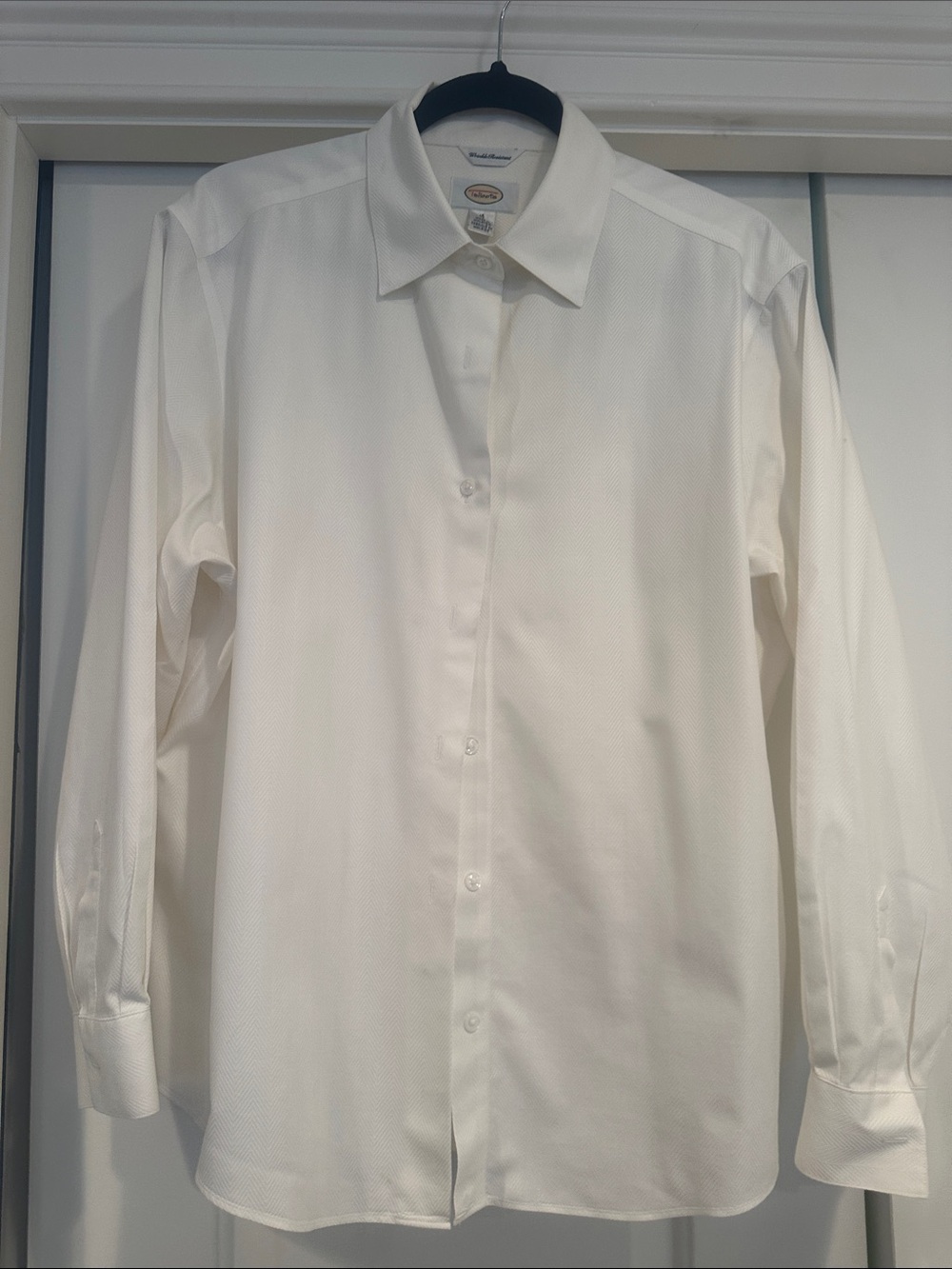 Talbots White Women's Button-Down Dress Shirt
